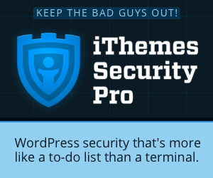iThemes Security Pro - WordPress Security Plugin