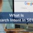 What is search intent in seo